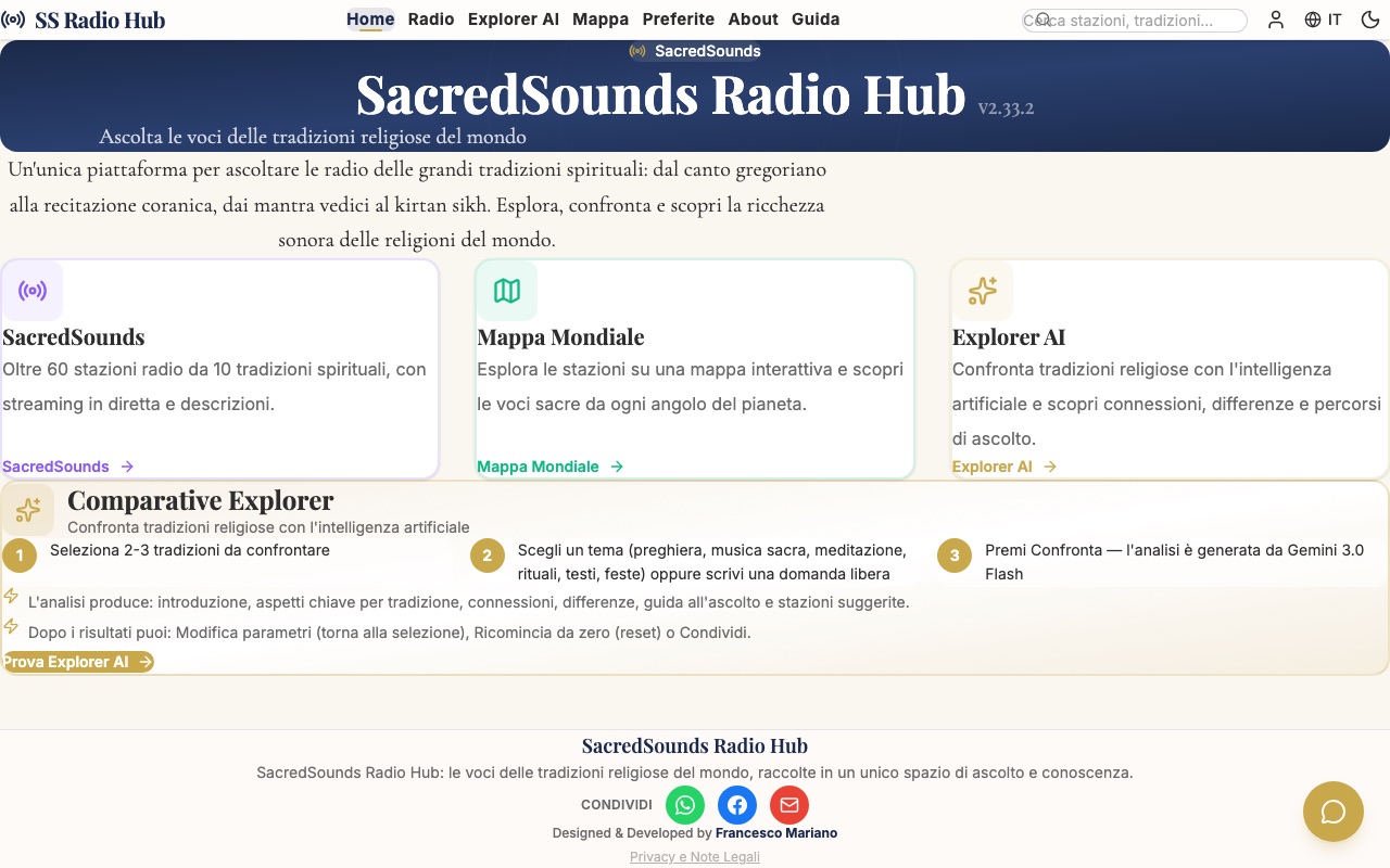 Sacred Sound Radio Hub